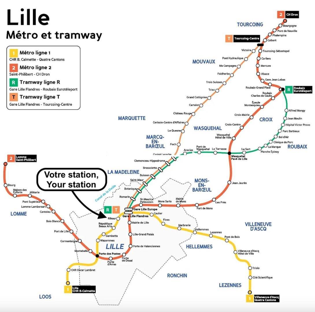 Lille Grand Place - Comfortable For 3 Pers Apartment Luaran gambar